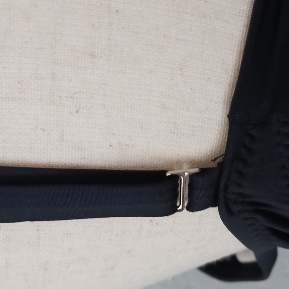 Black one piece net swimsuit - Picture 8 of 11